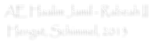 AE Haalim Jamil - Rabeah II   Hengst, Schimmel, 2013