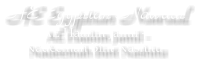 AE Egyptian Nawaal AE Haalim Jamil -  Nadeemah Bint Nashitu